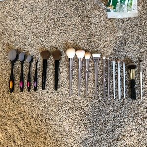 Lot of brushes